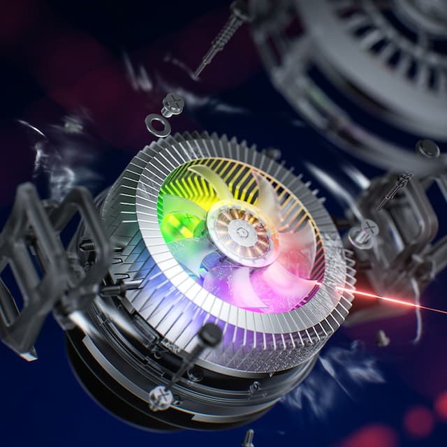 Plextone UF1 RGB Magnetic Radiator Phone Cooler
