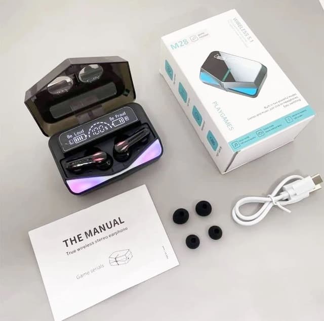 M28 TWS Wireless Gaming Earbuds
