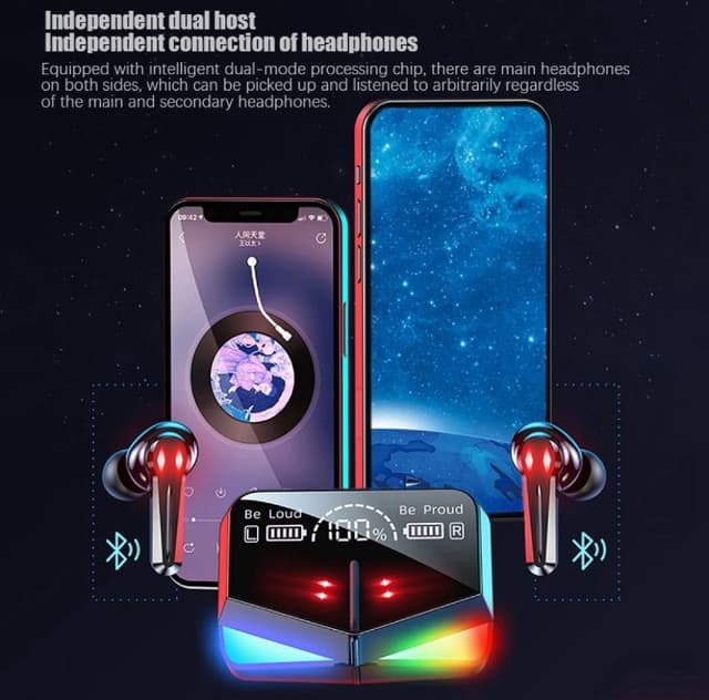 M28 TWS Wireless Gaming Earbuds