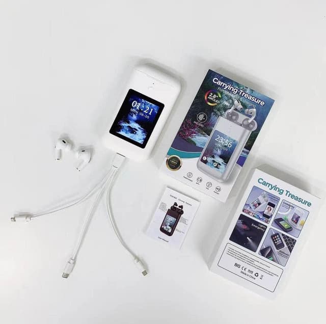 Multi-functional TF20 BOX Earbuds + power bank