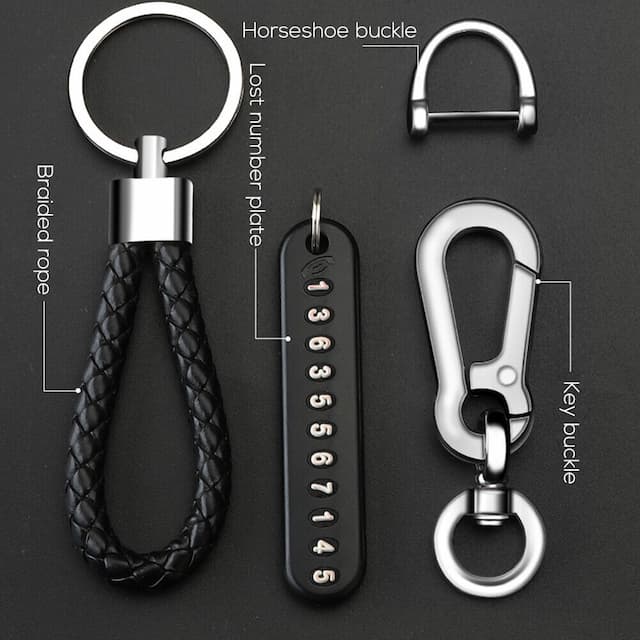 Key Ring for Bikers - Car - Bike - Home Office Key Ring