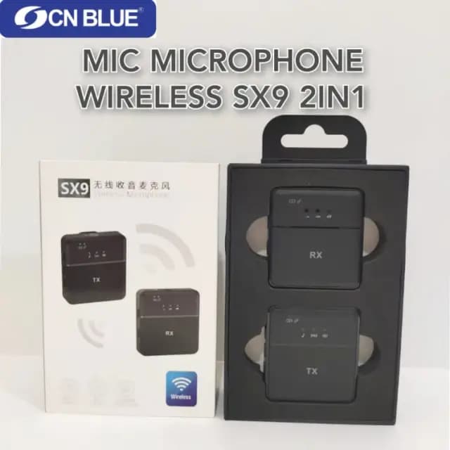 SX9 Mini Wireless Dual Microphone for Type-C and 3.5 Interface