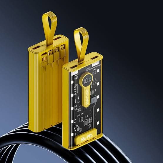 Transparent power bank 10000mah