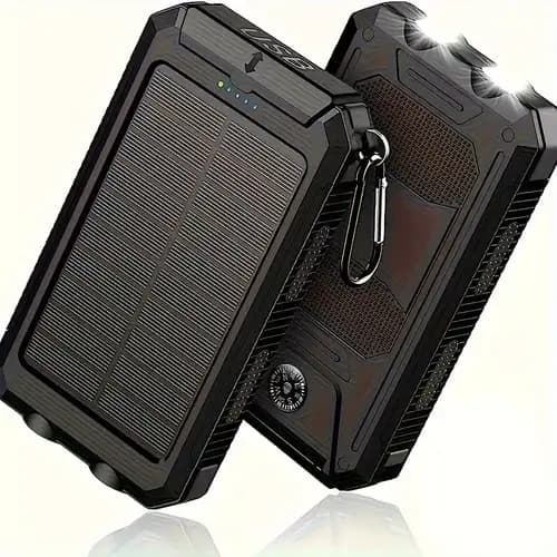 1PC Solar Charger Power Bank 20000mAh