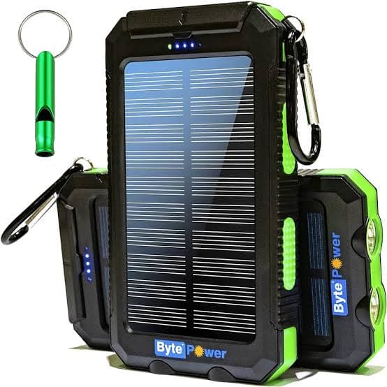 1PC Solar Charger Power Bank 20000mAh