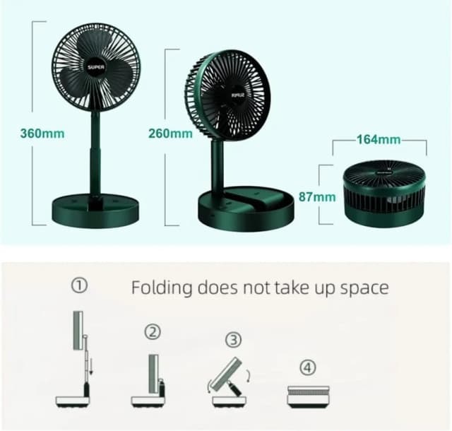 Desktop Foldable Fan S11-F1190