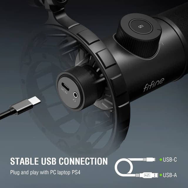 FIFINE K658 USB Dynamic Cardioid Podcast Microphone