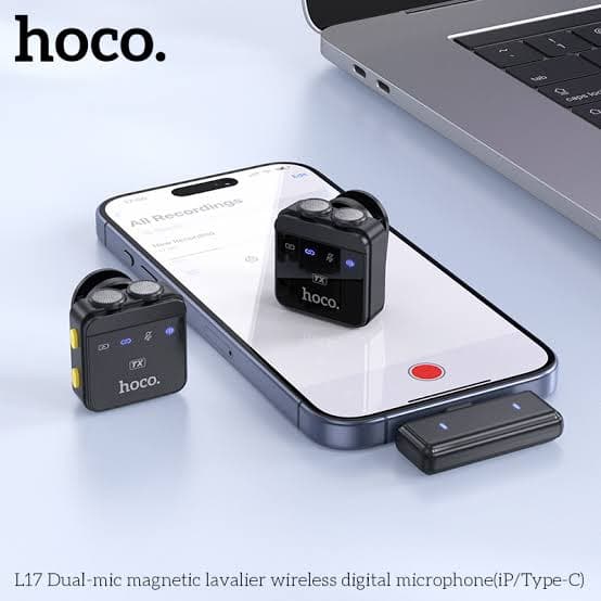 Hoco L17 Wireless Lavalier Lapel Microphone