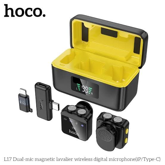Hoco L17 Wireless Lavalier Lapel Microphone