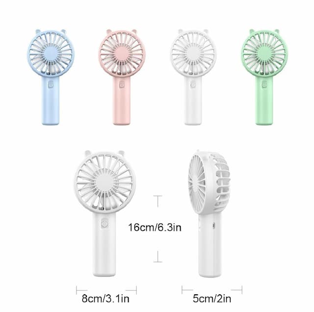 Handheld USB Rechargeable Desk Small Cooling Fan S14-F1200
