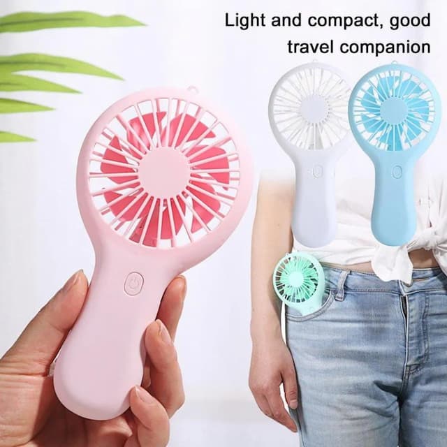 Mini Handy Fan Rechargeable With Stand S13-S1195