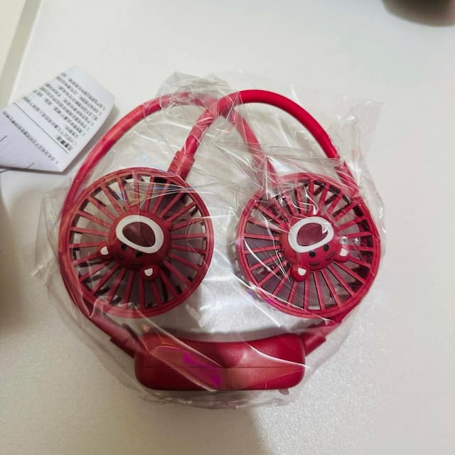 Folding Mini Neck Fan Rechargeable Fan Portable Fan Hand Free S13-F1193