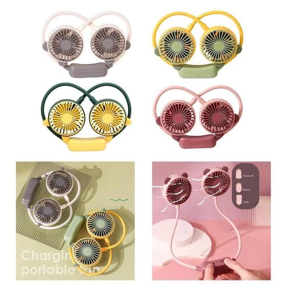 Folding Mini Neck Fan Rechargeable Fan Portable Fan Hand Free S13-F1193