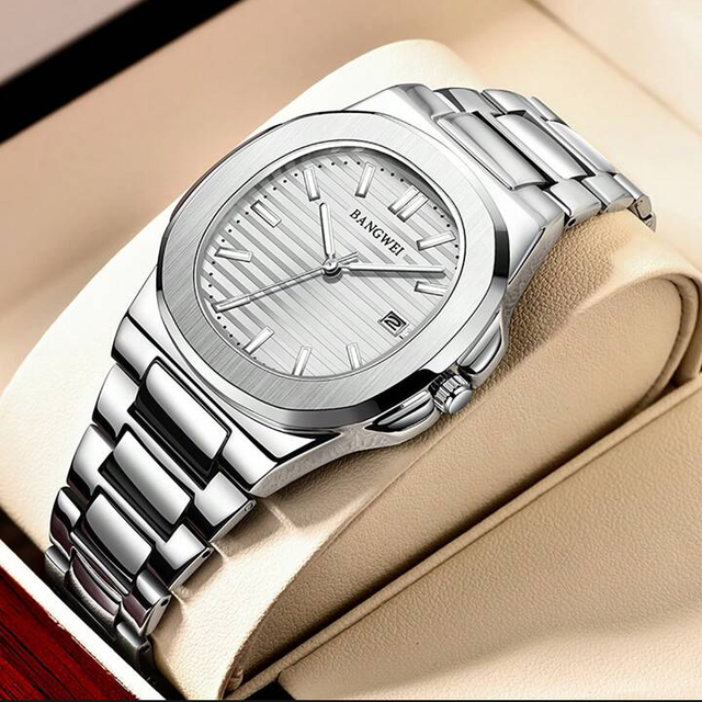 POEDAGAR Luxury Watch Business Waterproof Male Clock