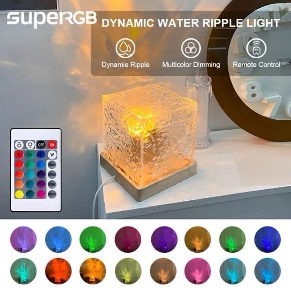 Dynamic Water Ripole Light