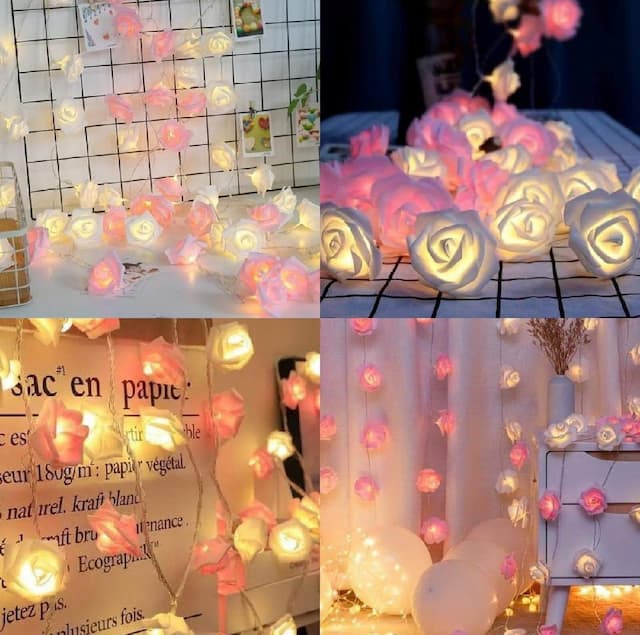 Small Rose Fairy Light