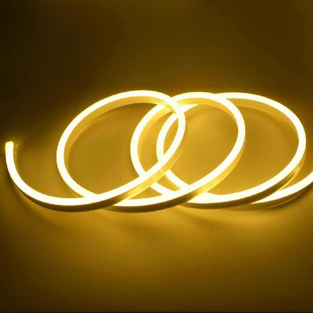 16 feet(5M) Neon Light Strip DC12V Flexible DIY LED Light Home Decoration