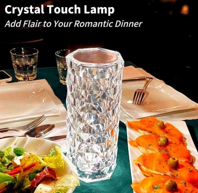 Rose Diamond Lamp Mini 3 Colour