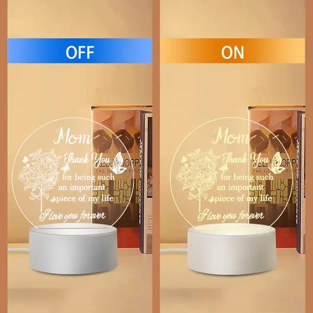3D circle lamp