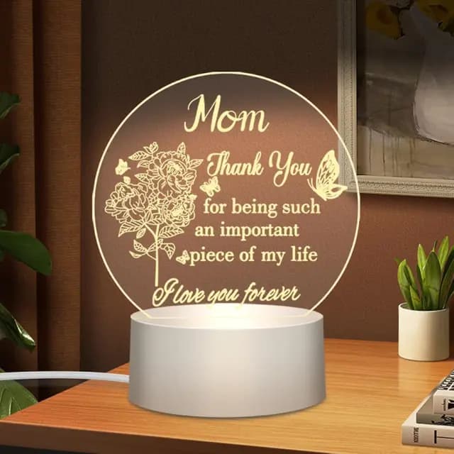 3D circle lamp