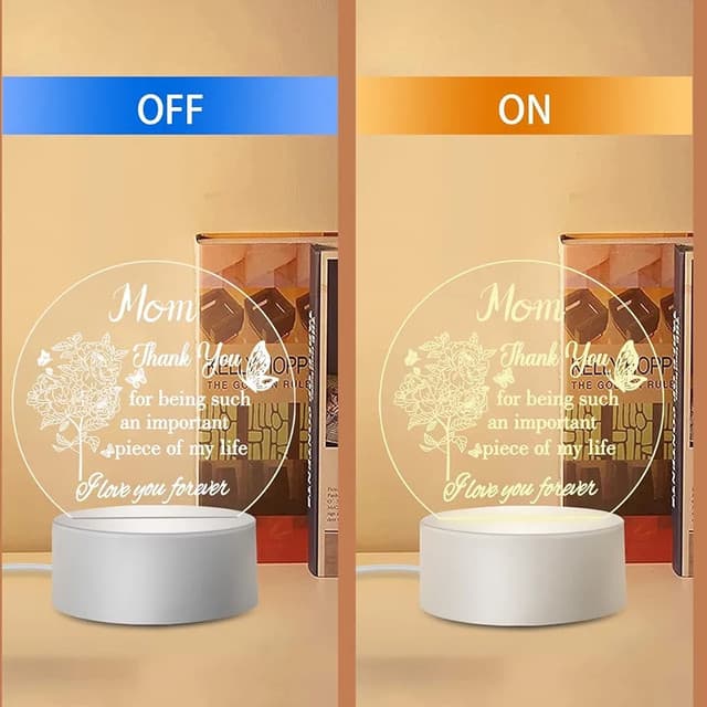 3D circle lamp