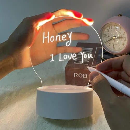 3D circle lamp