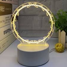 3D circle lamp