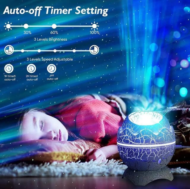 Dinosaur Egg Lamp Music Night Light L3-L3080