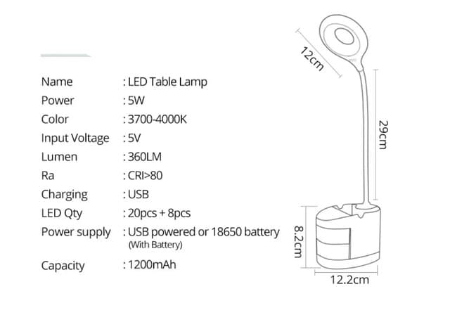 360' Table Lamp