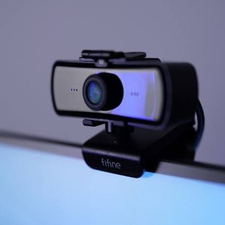 FIFINE K420 2K Computer Webcam Including Tripod Stand with for OBS Streaming, Zoom Meeting on PC/Laptop