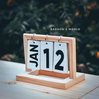 Wood Flip Calender