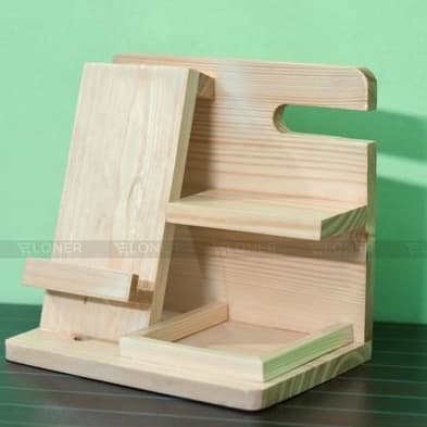 Wooden Desk Organizer