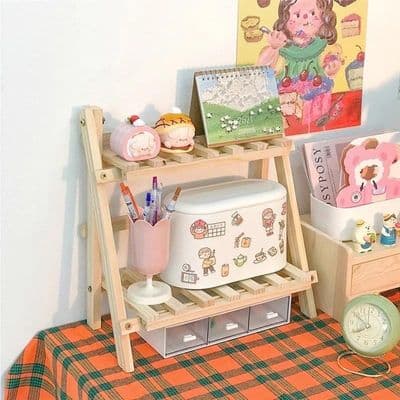 Wooden Self Double Layer