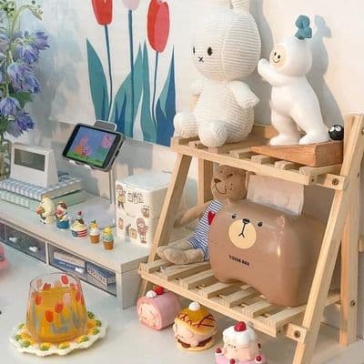 Wooden Self Double Layer