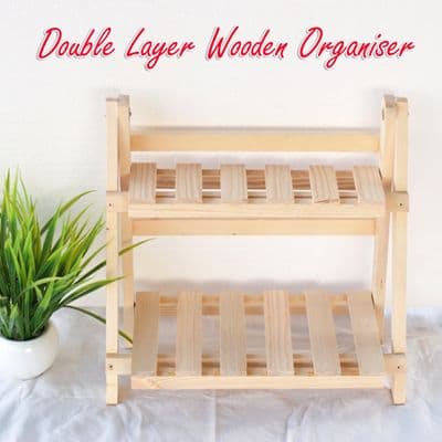 Wooden Self Double Layer