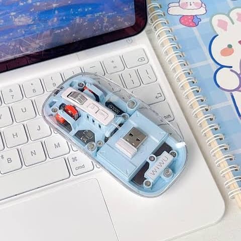 WIWU Crystal Transparent Wireless Mouse 2.4G