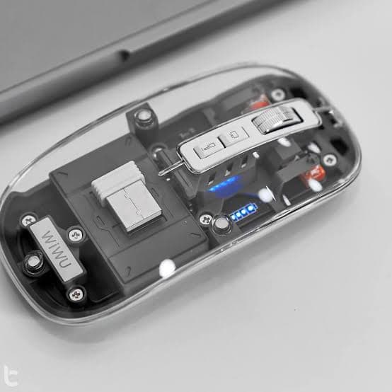 WIWU Crystal Transparent Wireless Mouse 2.4G