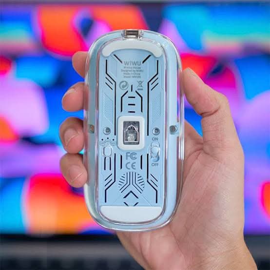 WIWU Crystal Transparent Wireless Mouse 2.4G