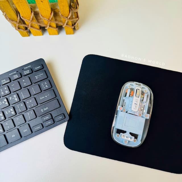 Mini Black Mouse Pad