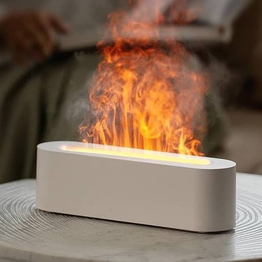 DQ709 Flame Aromatherapy Essential Oil Humidifier