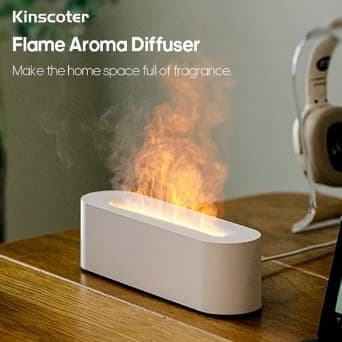 DQ709 Flame Aromatherapy Essential Oil Humidifier