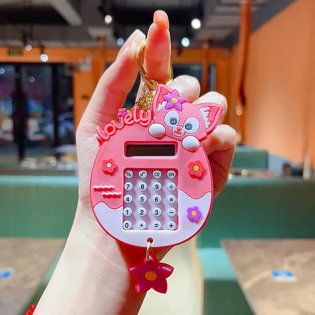 Cartoon cute doll computer toy creative car keychain student schoolbag pendant pair small gift wholesale