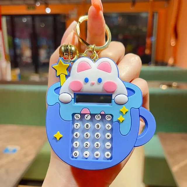 Cartoon cute doll computer toy creative car keychain student schoolbag pendant pair small gift wholesale