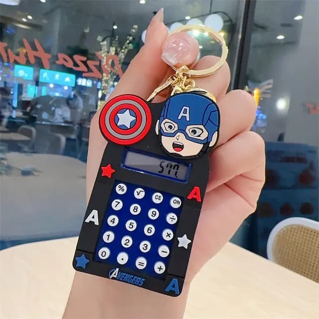 Cartoon cute doll computer toy creative car keychain student schoolbag pendant pair small gift wholesale