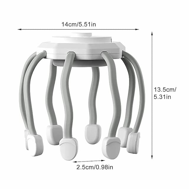 Electric Scalp Massager Head Scratcher Octopus Claws