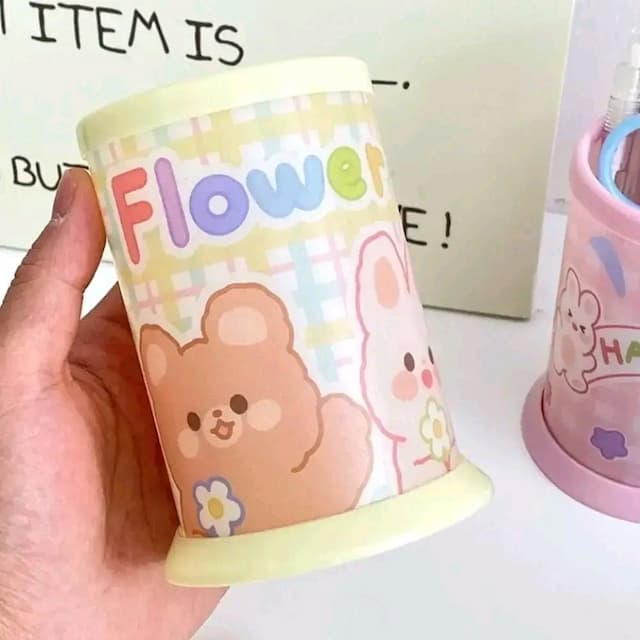 Cute Cartoon Pencil Holder Cute Pen Holder Stands Desk Organizer Accessories For Girls Gift