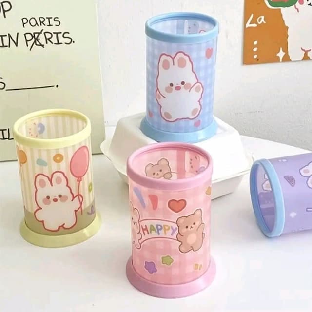 Cute Cartoon Pencil Holder Cute Pen Holder Stands Desk Organizer Accessories For Girls Gift