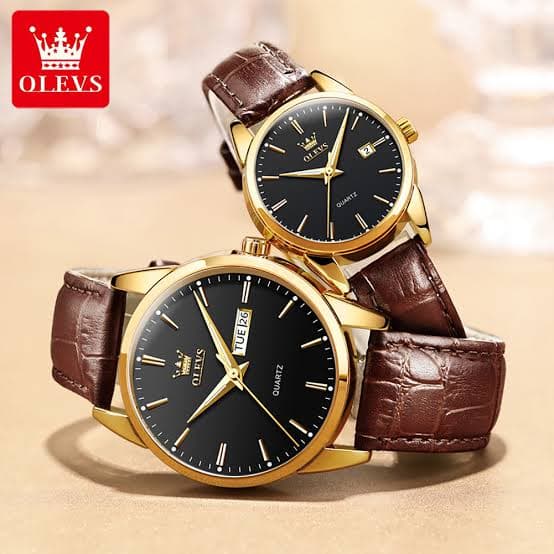 Olevs 6898 PU Leather Quality Business Watch