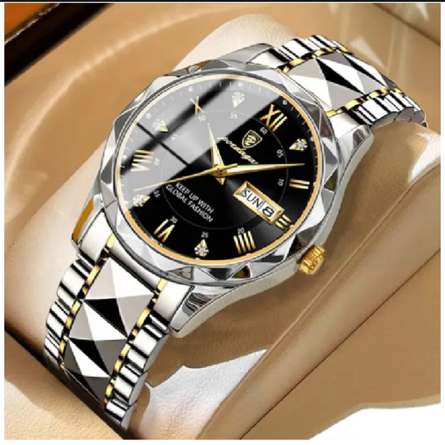 POEDAGAR 615 Quartz Stainless Steel Watch For Men