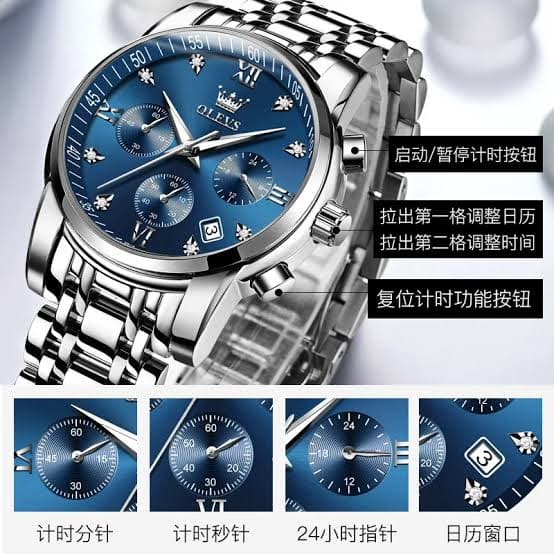 Olevs 2858 Men Quartz Watch